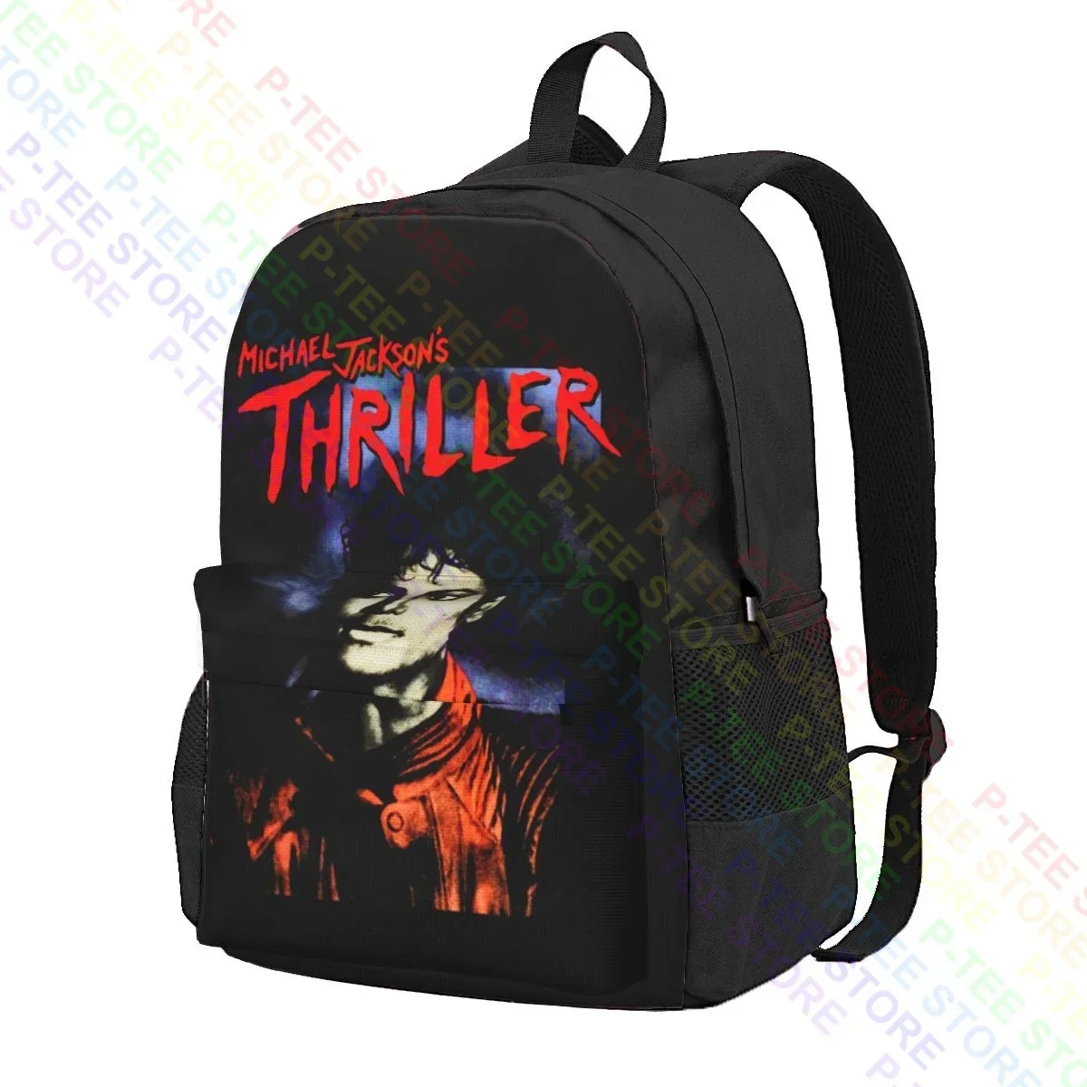 Michael Jackson Thriller Large Capacity Backpack Print Softback Gymnast Bag Riding Backpack