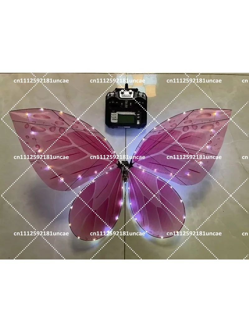 Glass Butterfly Remote Control Toy, Bionic Fluttering Wing Flyer for Kids & Adults