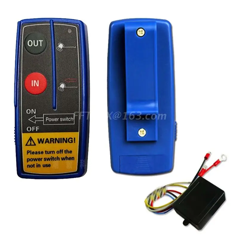 24V/12V Universal Recovery Wireless Electric Digital Winch Remote Control for t.u.k.Jeep ATV SUV Handset Switch Controller