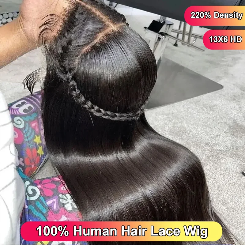 

Прямые длинные парики фронта шнурка Bone, предварительно выщипанные человеческие волосы с детскими волосами, плотность 200, 13x4 HD, прозрачные прямые парики фронта шнурка