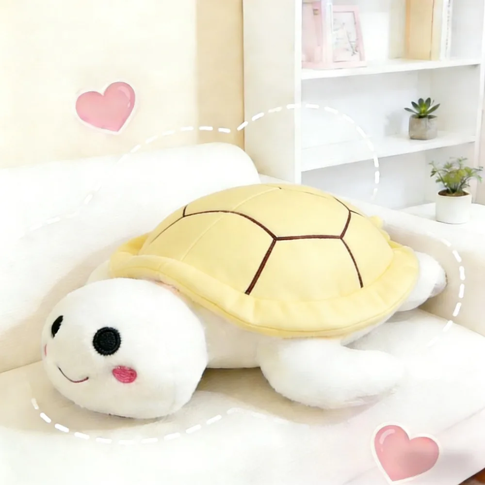 

Novelty Fluffy Tortoise Plush Toys Soft Collection Sea Turtle Stuffed Doll Cartoon Cute Turtle Doll Throw Pillow Car Decor