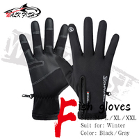 WALK FISH Winter Fishing Gloves Windproof Cold Weather Driving Gloves Water Repellent Anti-Slip Gloves Touchscreen For Men Women