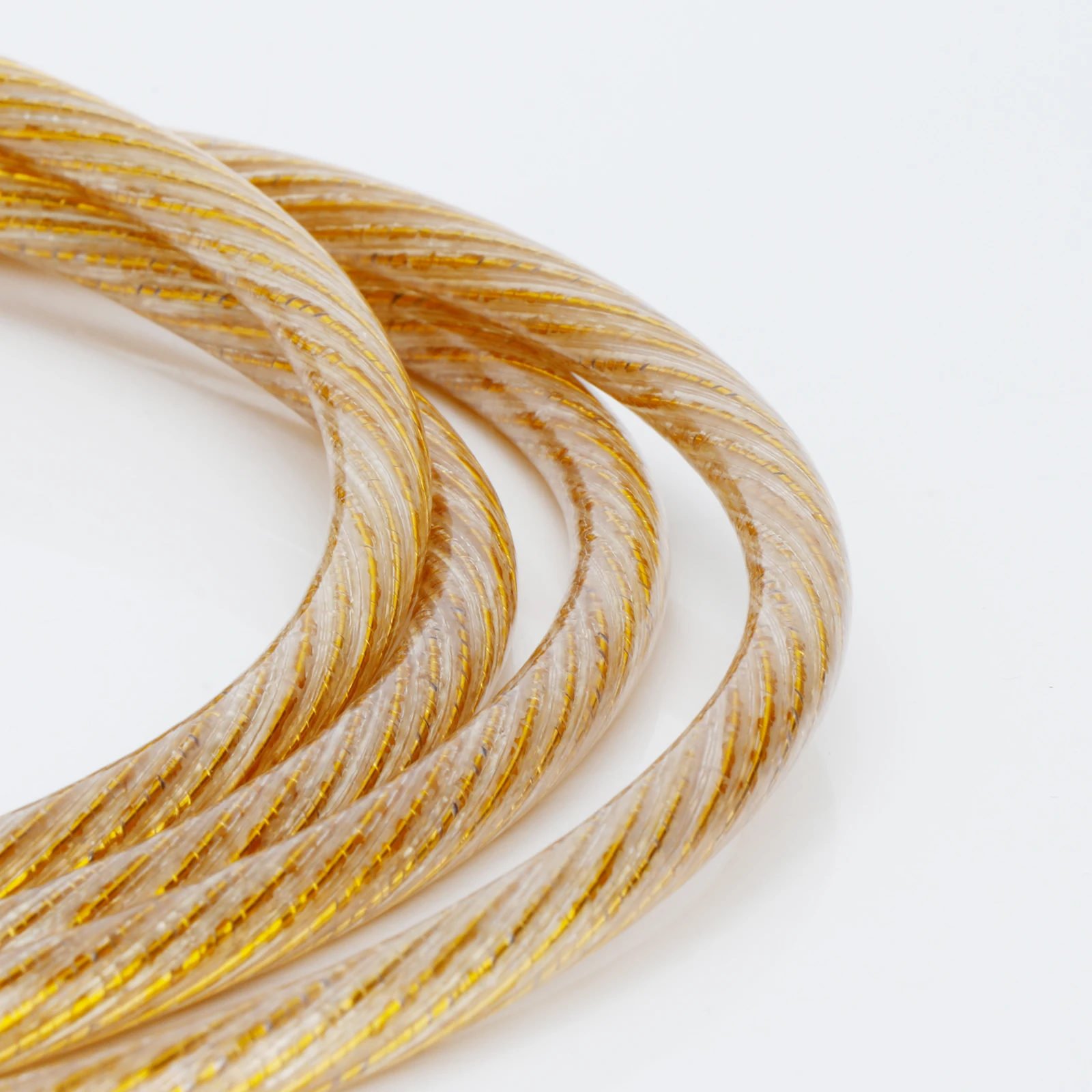 Par 8N OCC Cable de señal plateado Cable de audio RCA dorado Cable de audio 2RCA a 2RCA para amplificador DVD