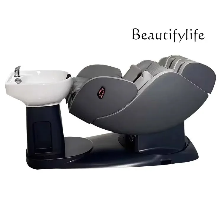 High-End Intelligent Hair Care Chair Rotating Massage Flushing Bed Beauty Salon Multifunctional Electric Shampoo Chair