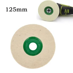 Tool Polishing Pad High Quality Wool Polishing Pad Wool Felt Disc 125mm 1Pcs 5in Buffing Grinding Wheel Abrasive