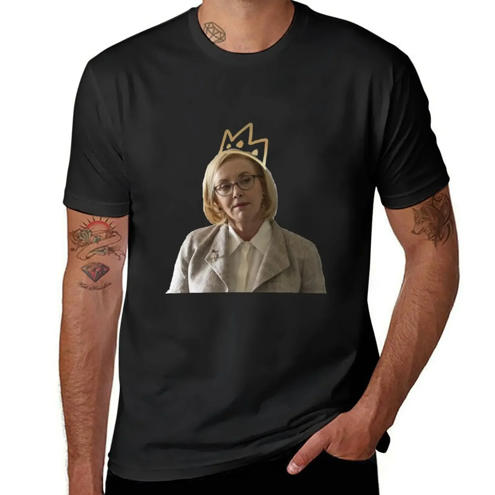 

Gerri From Succession With A Crown T-Shirt boys animal print plus sizes plain t shirts men