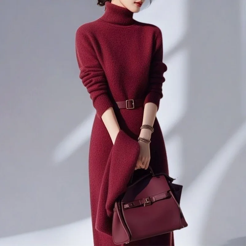 Back view showing full drape and fit