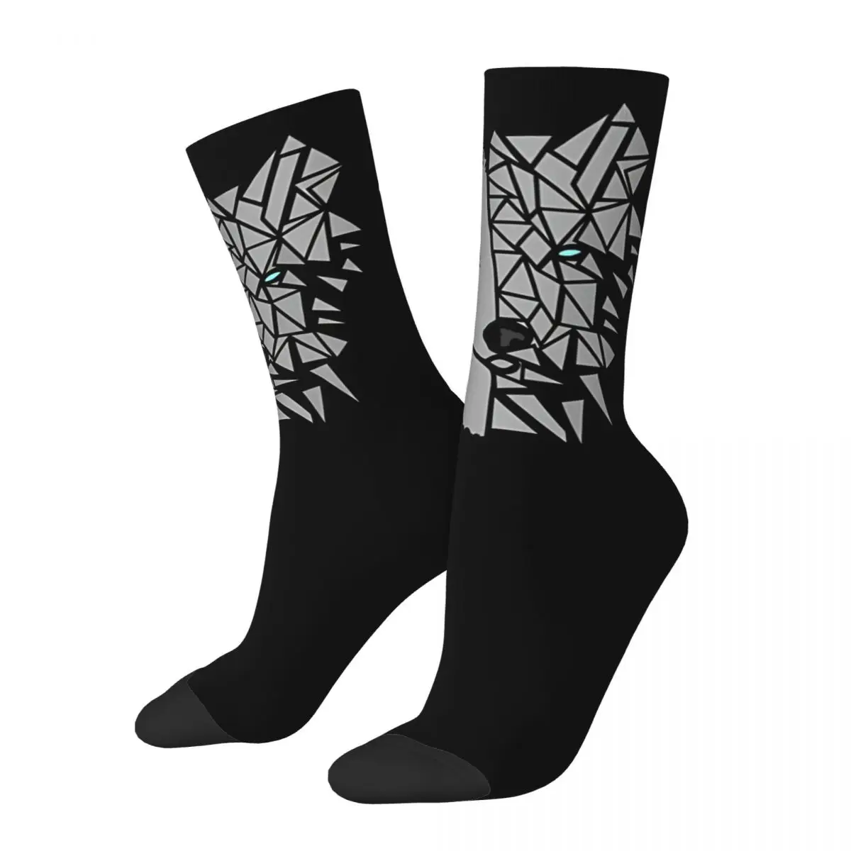 Wild Wolf Sock Printed Man Polyester