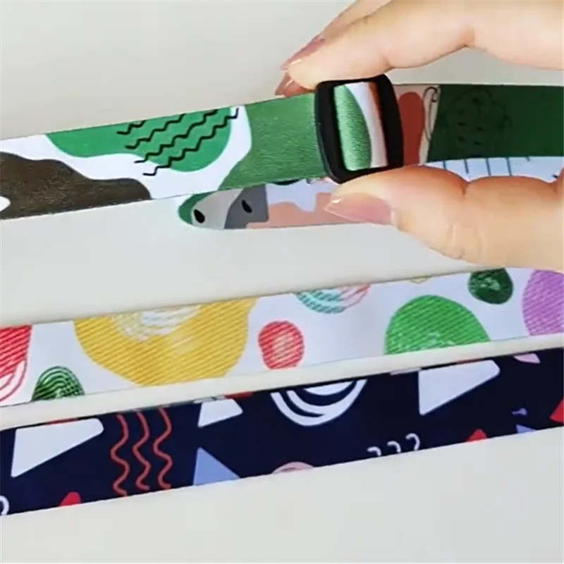 

Universal Long Phone Lanyard with Adjustable Shoulder Strap Graffiti Print Durable Strap for All Devices