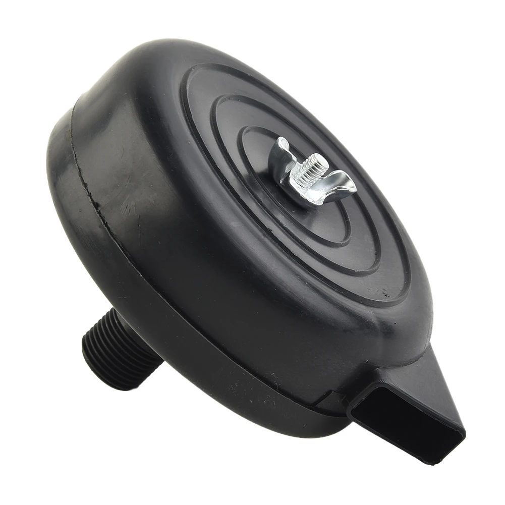 Black Plastic Male Thread Muffler Air Filter for Compressors 1620mm Noise Reduction Accessory Easy Installation
