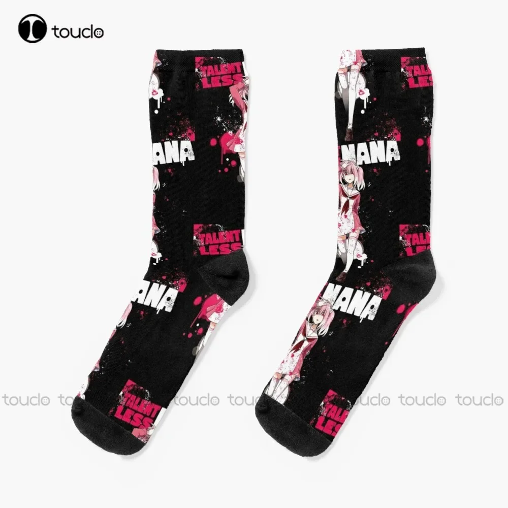 

Носки Talentless Nana 2, белые носки, женские рождественские подарки на заказ, унисекс, для взрослых, подростков, молодежные носки для женщин и мужчин, 360 ° Цифровая печать