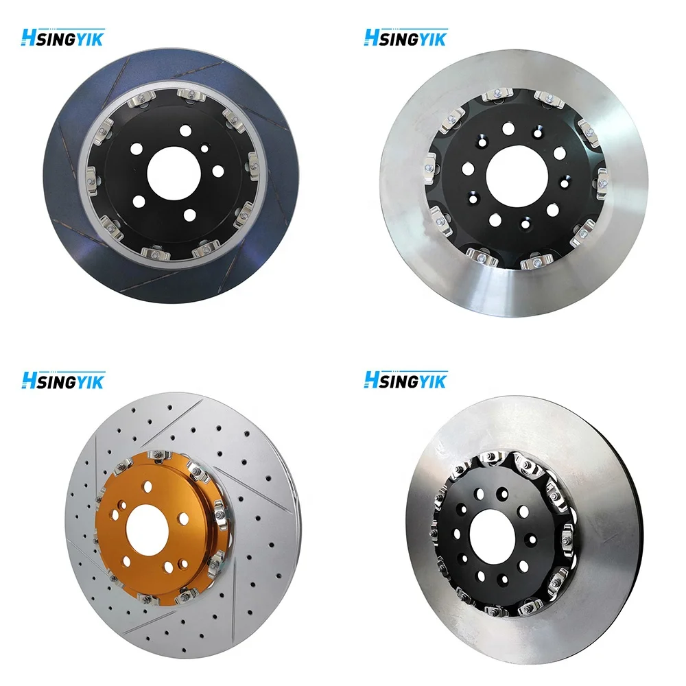 Factory price auto parts brake system  floating 2-piece  brake disc brake rotor