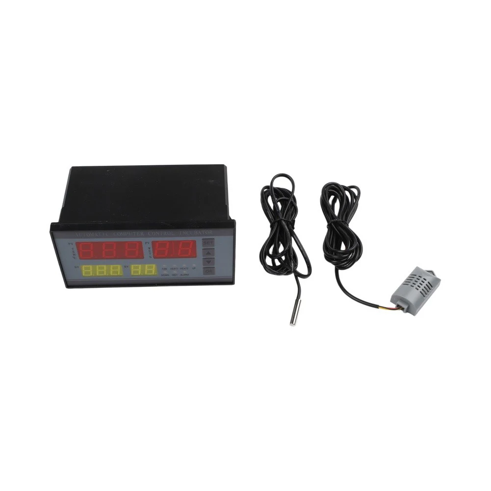 Automatic Incubator Controller XM-18 Digital Temperature Humidity Control Panel 0-99C Sensor For Poultry Egg Hatching