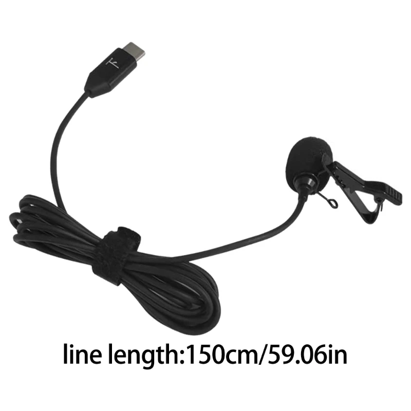 Lavalier reversmicrofoon professioneel voor 360 actiecamera's smartphone