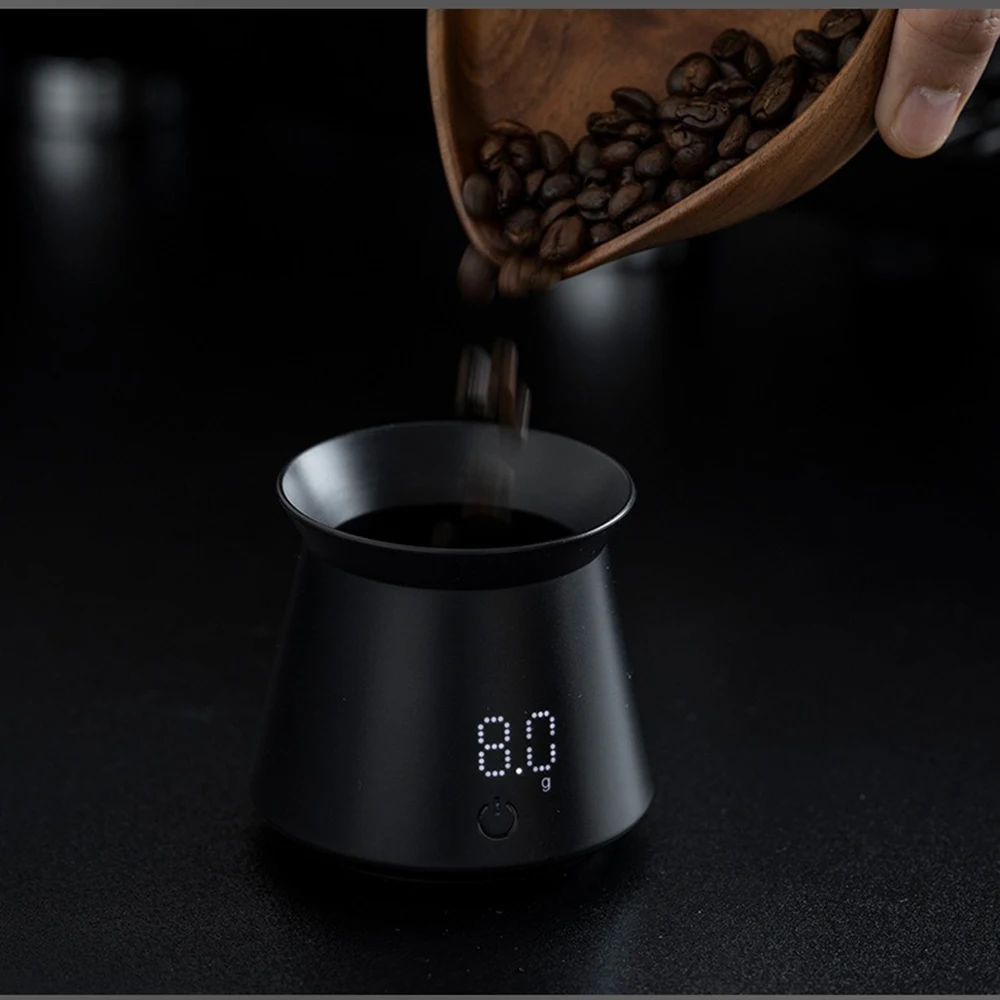 Mini Italian Espresso Measuring Cup Scale Home Waterproof Portable Coffee Bean Scale High-Precision Electronic Coffee Scale