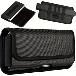 Other 1pc Stylish Multi-functional Men's Belt Bag Mobile Phone Bag Card Money License Case Stylish Simple Black Fanny Pack