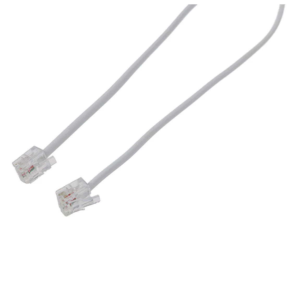 Fil de direction téléphonique modulaire blanc, 9m, 30 pieds, RJ11, 6P2C