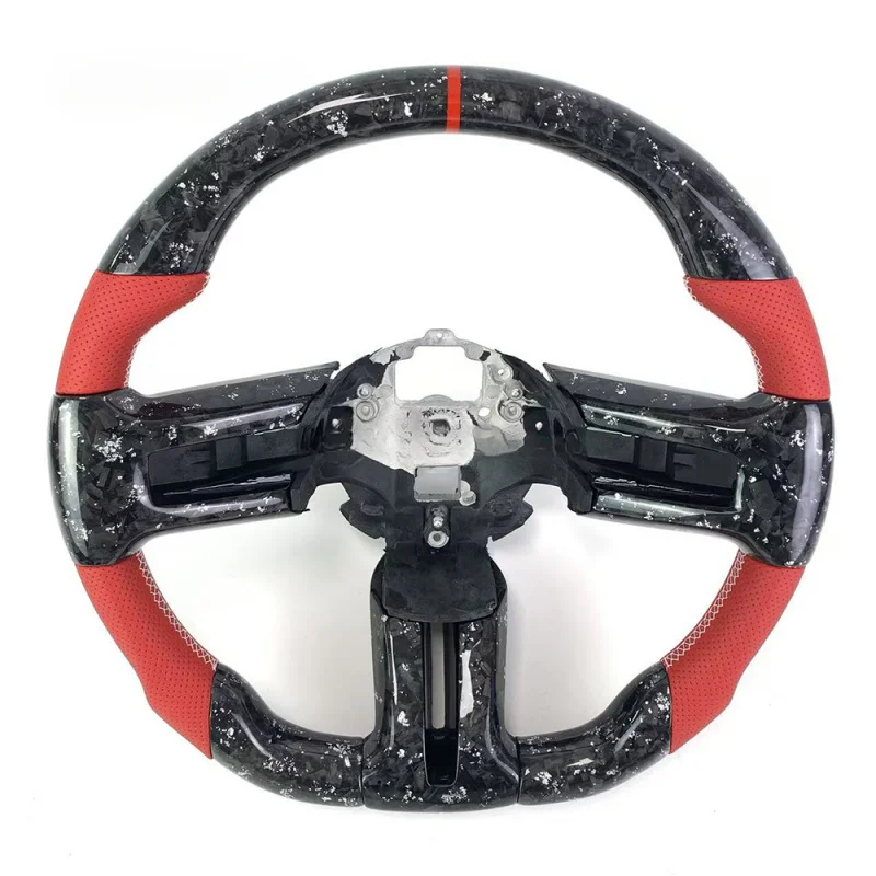 

Настраиваемый кованый руль из углеродного волокна для Ford Mustang/Raptor F-150/Ranger/Focus 2010-2014 гг.