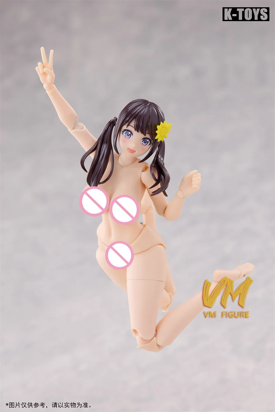 K-Toys KT02 Scala 1/12 Stile Anime Giapponese Seni Super Grandi Curvy Corpo Femminile 6 "Flesibile Soldato Action Figure Modello Bambola Giocattolo