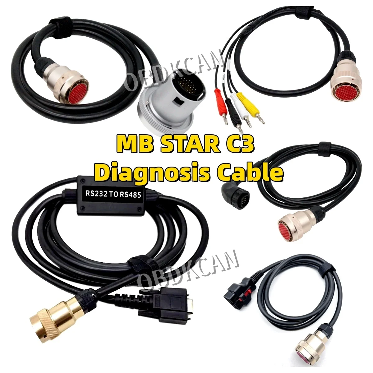 mb-c3診断ケーブル-obd2-c316pin-rs232接続マルチプレクサーをラップトップに接続する診断ケーブル-mb-satr-c3用