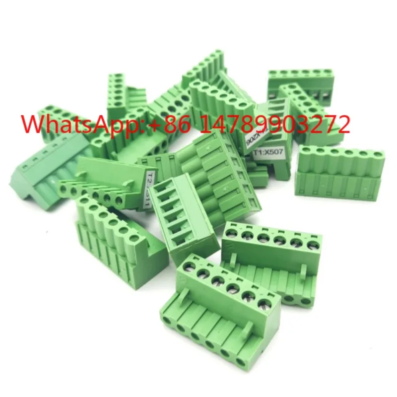 New Plc Lot of 20 Contact Terminal Block 6 Positions
