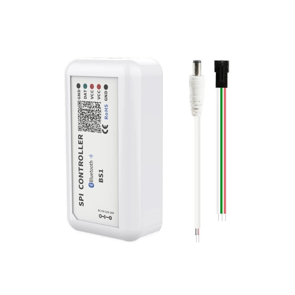 

DC5-24V WS2812B WS2811 Bluetooth Музыка SPI RGB Пиксели Контроллер светодиодных лент с 21 клавишами Пульт дистанционного управления для WS2812 5050 Световая лента