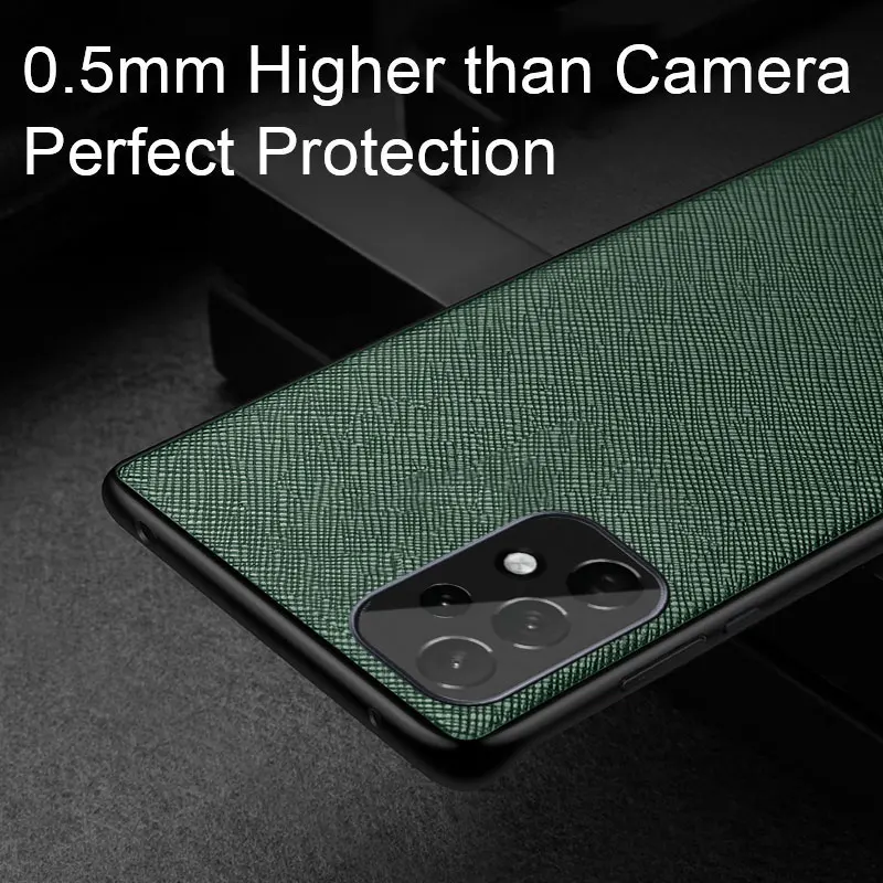 Luxury leather case for Samsung Galaxy A53, A73, A33, A23, 5G, Cross pattern