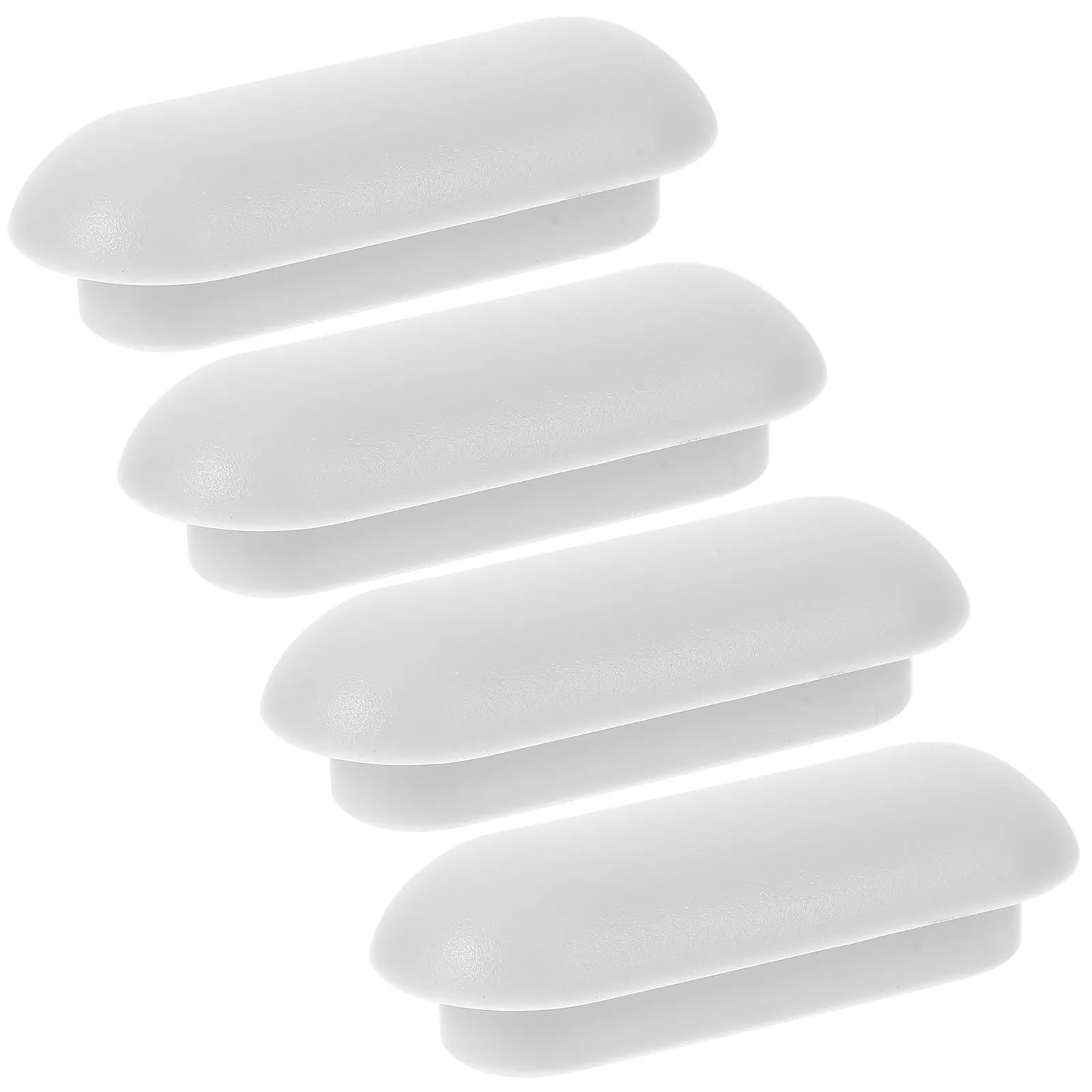 4Pcs Toilet Seat Bumper Pads Clear Silicone Cushioning Bumpers for Toilet Lids Cabinets Drawers Doors Furniture