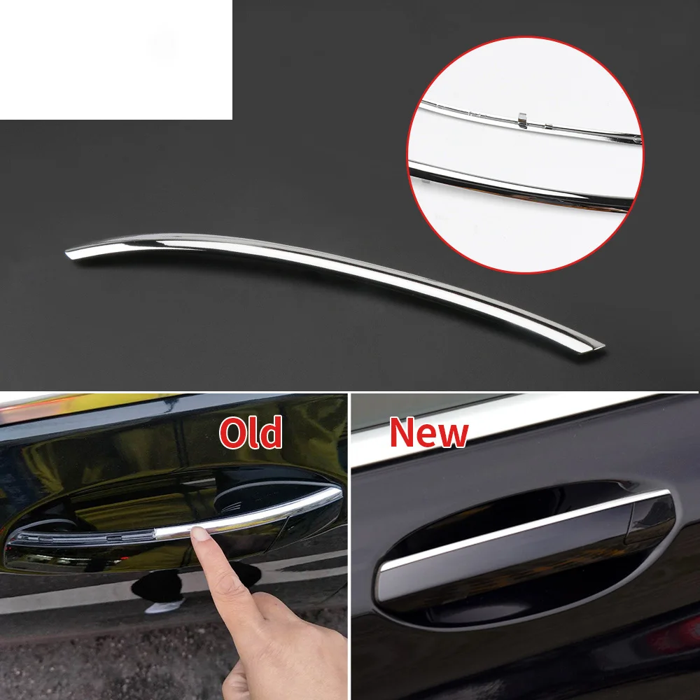 

Car Exterior Door Handle Chrome Cover Decorative Bright Strip For BMW 7 Series G12 2015-2020 Left Right chrome Strip Trim