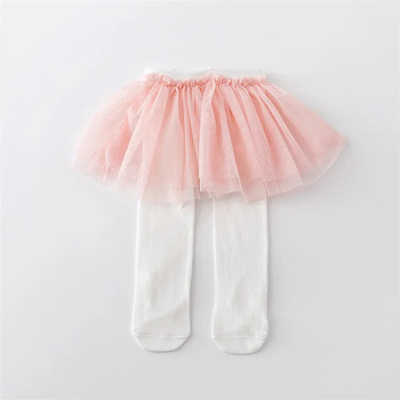 0-12Month Newborn Baby Tights For Girls Cute Cotton Lace Toddler Girl Pantskirt Fashion Infant Girl Pantyhose Autumn Winter New