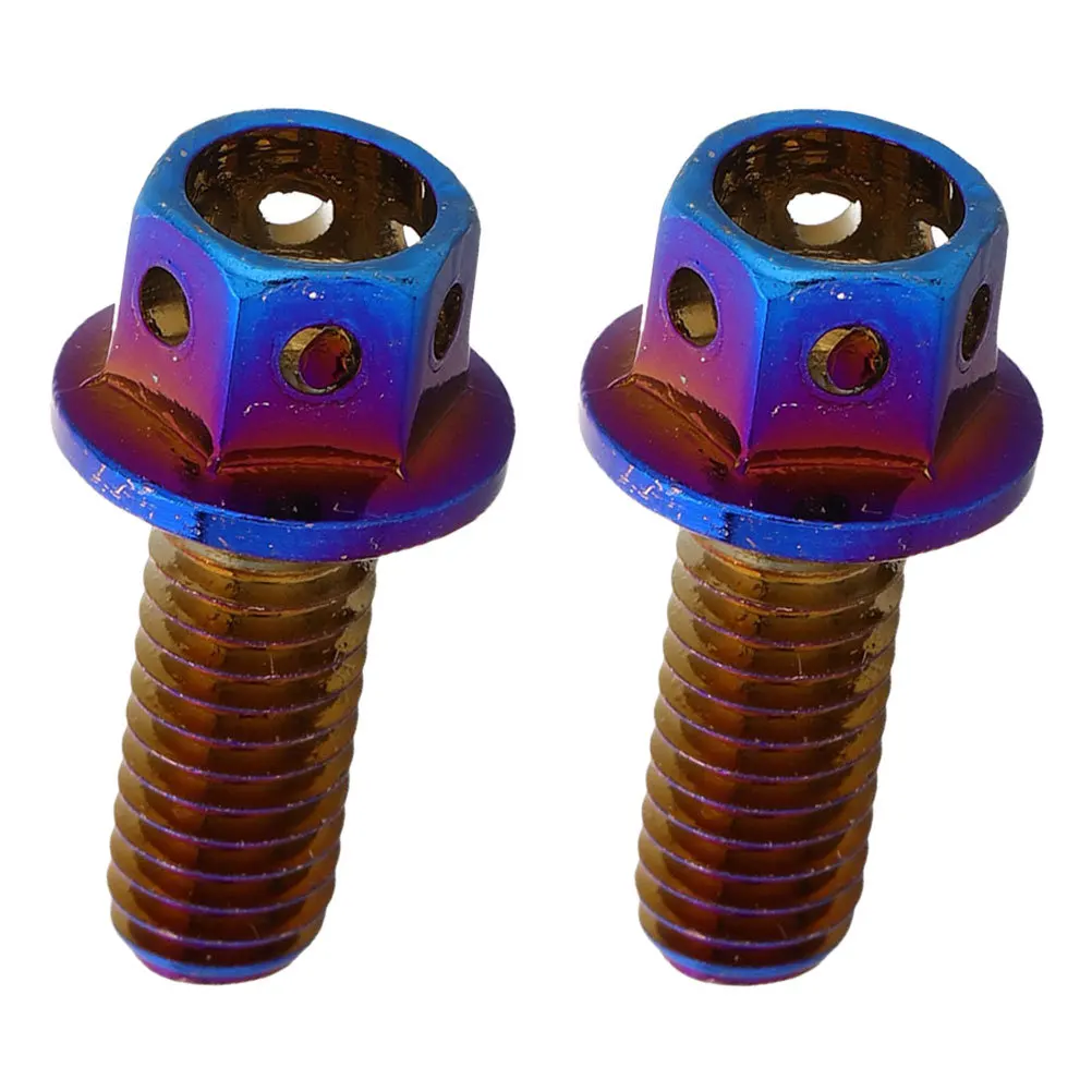 

2 шт. винты для номерного знака мотоцикла, обожженные декоративные противоугонные крепления для модификации автомобиля