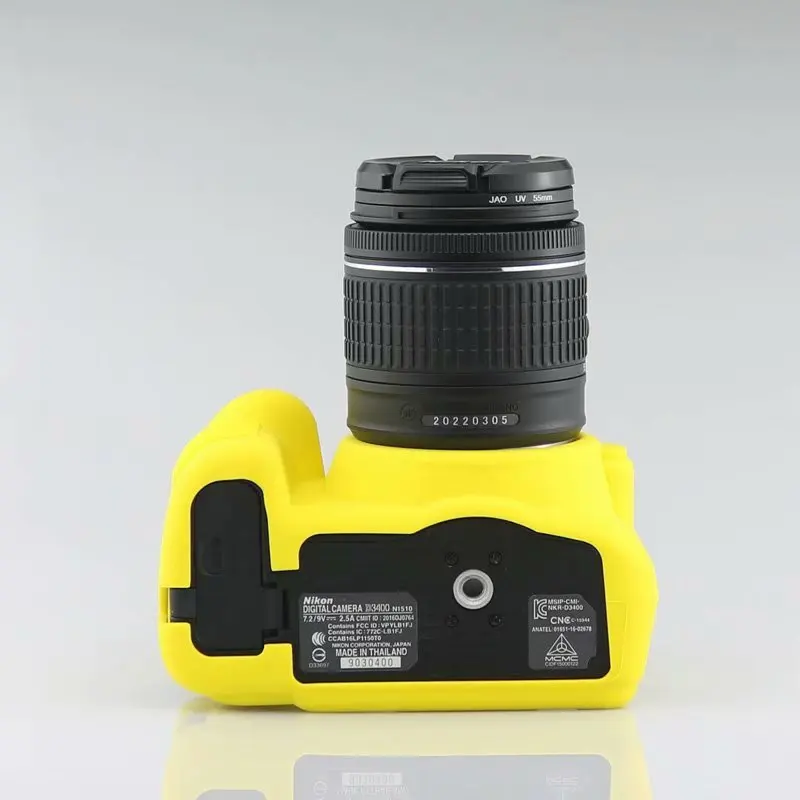 Camera Bag Case for Nikon D3300 D3400 D3500 DSLR Soft Silicone Rubber Protection Case @