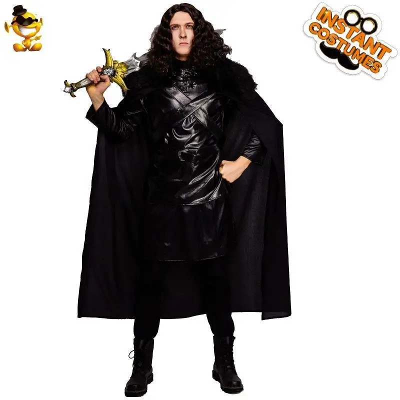 

Хэллоуин взрослый мужской средневековый рыцарь костюм большой M замок рыцарь ролевой костюм ПУ материал КТВ Доктор-код