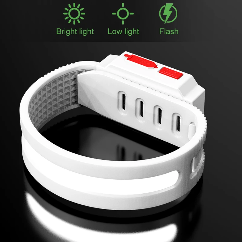 COB Night Running Armband LED Light، الرياضة في الهواء الطلق، وامض USB قابل لإعادة الشحن، آمن للذراع، سوار تحذير الساق