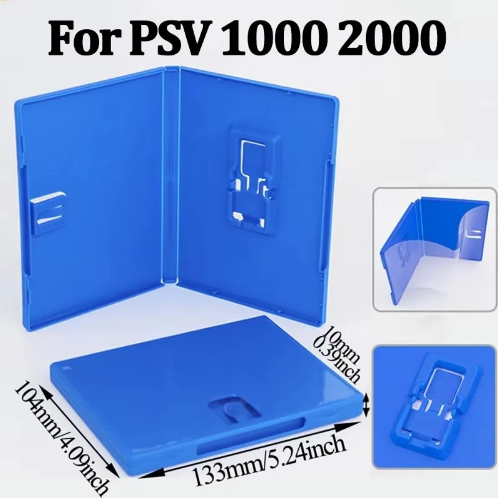 Portable Clear/Blue UMD Game Storage Case Plastic Replacement Shell Box Game Box Holder For PSP 1000/2000/3000 & PSV 1000/2000