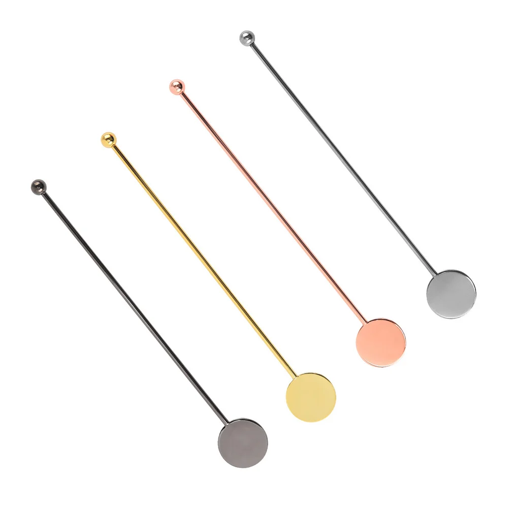 

Stainless Steel Mixing Rod Swizzle Stick for Cocktail Coffee Juice Blender Reusable Bar Stirrer Anti Rust Home Tea