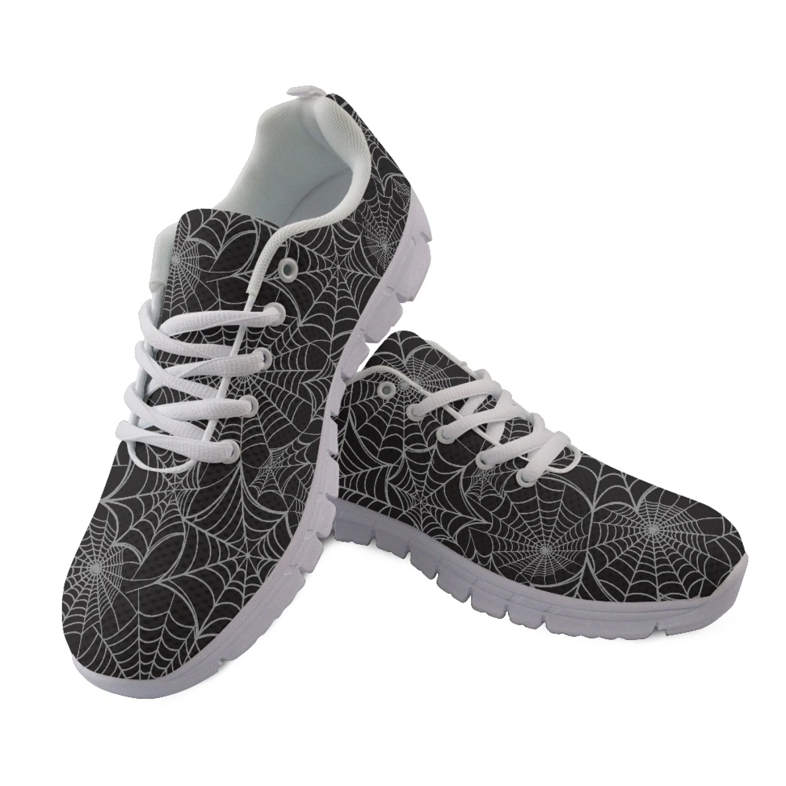 Coloranimal Spider Web 2026 Trending Running Sneakers Women Tennis Shoes Breathable Walking Sneakers for Mens