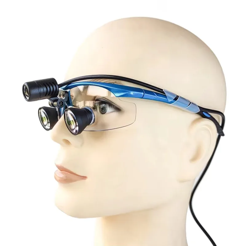 Binocular Loupe Magnifier Glasses Portable Gear for Workshop Precision Close Visual Observation Tasks