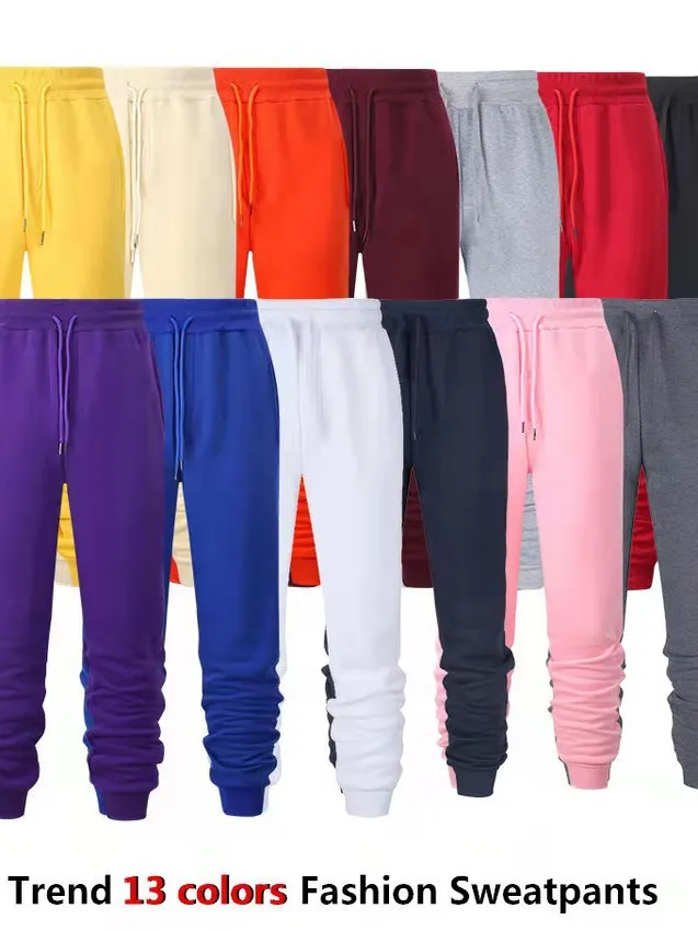 

Мужские повседневные спортивные брюки на флисовой подкладке, свободного кроя, удобные, дышащие, с эластичным поясом, для осени и зимы, для отдыха