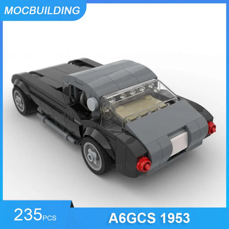 MOC Building Blocks A6GCS 1953 Super Car Model DIY Assemble Bricks Transportation Educational Creative Xmas Toys Gifts 235PCS