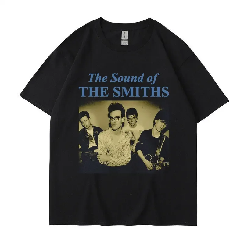 The Smiths The Queen Is Dead Graphic T Shirt Rock Band 1980 Morrissey Vintage Gothic Tees Unisex Cotton Loose T-Shirt Streetwear