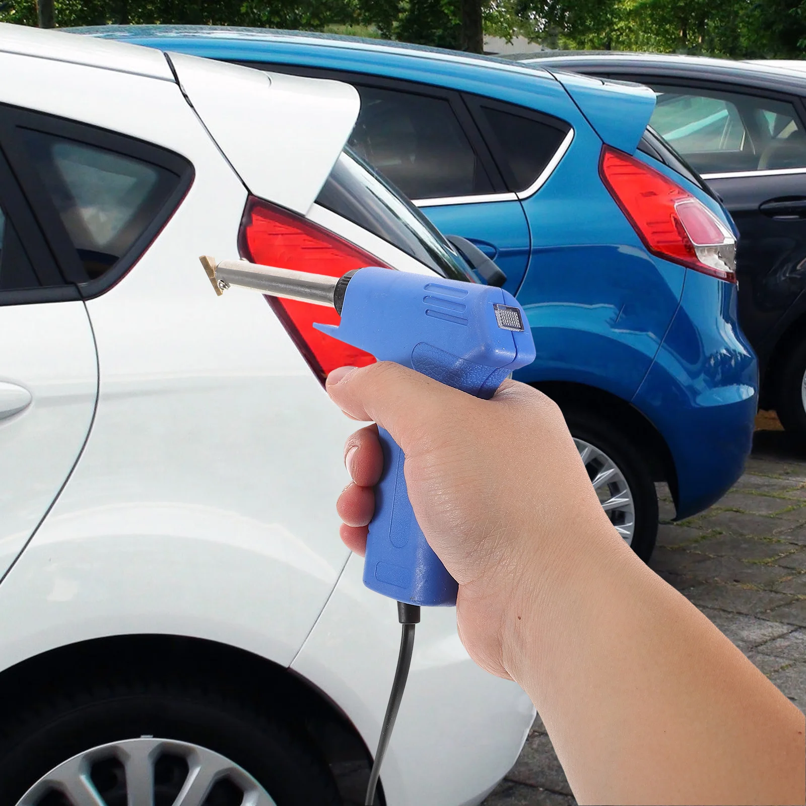 

1Set Car Bumper Repair Tool Plastic Welding Soldering Iron with Smoothing Head for Dent Removal Auto Body Repair