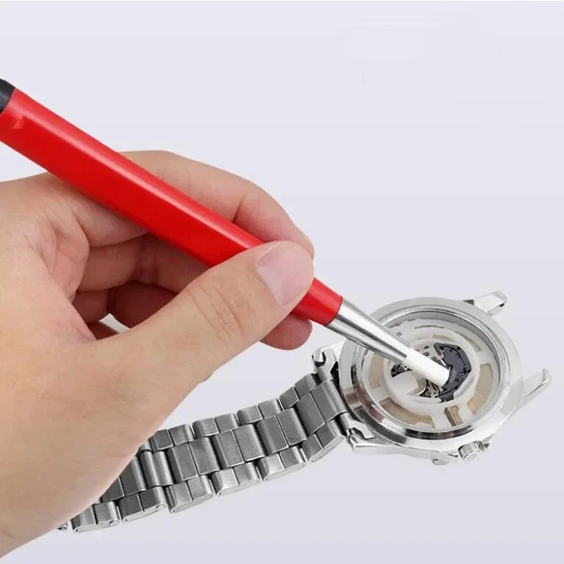 1/4 Stück Uhren- und Schmuckreinigungsstift, Fiberglas-Kratzbürste, Rostflecken-Entferner, Werkzeug zur Reparatur von Schmuck und elektronischen Bauteilen – Detail 7