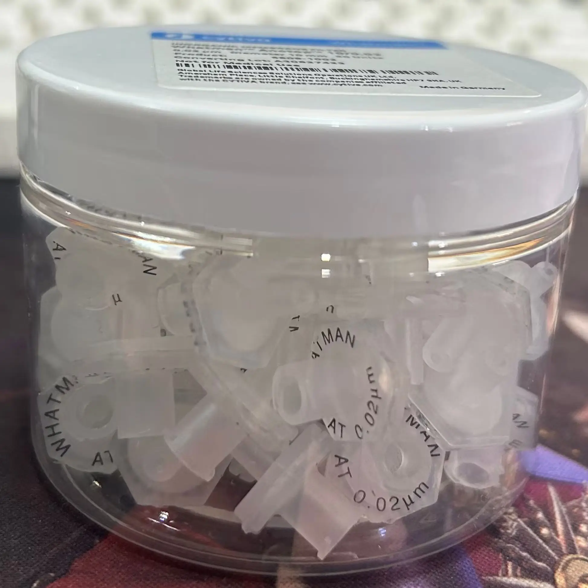 

6809-1002 Cytiva Whatman 0.02 µm, 10 mm Anotop Filter 50 pieces per jar