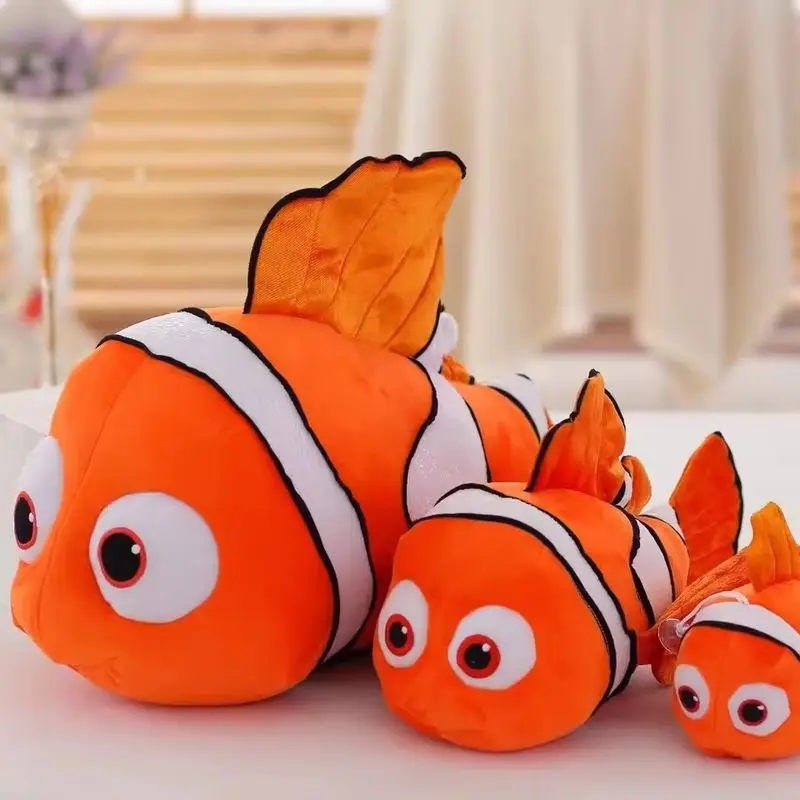 漫画ニモぬいぐるみ素敵なぬいぐるみ魚動物カクレクマノミぬいぐるみかわいいなだめる人形家の装飾誕生日プレゼント女児