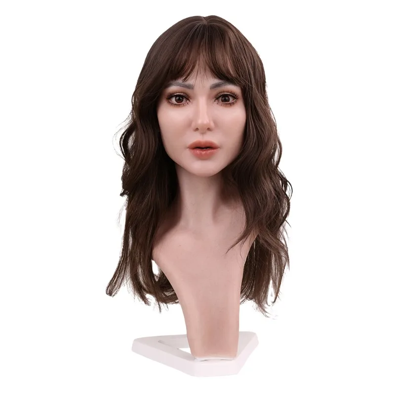 Silicone simulation head model TC24 Hat and jewelry display scarf accessories display wig display