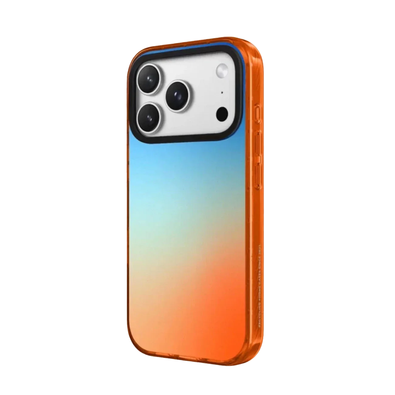 

Simple Gradient Orange Border Magnetic Case: Compatible with IPhone 17 16 15 14 13 12 Pro Max 17 Air