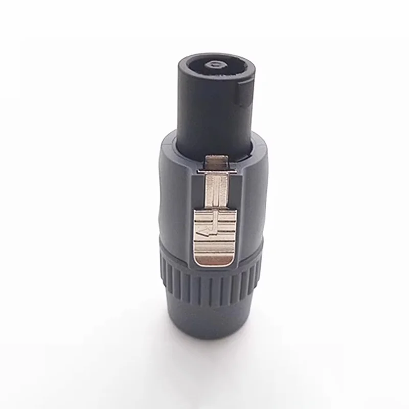 5/20/100Pcs 4Pin Grey Speakon XLR Plug With Lock K4CF Audio XLR Male Connector For Microphone Stereo System NL4FC