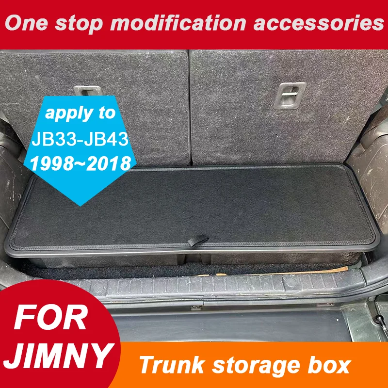 

Tailgate trunk storage box For Suzuki Jimny JB33 Sierra JB43 1998 2018 modified storage magic box