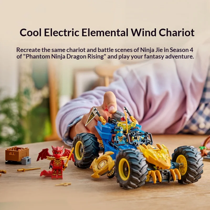 LEGO Serie Ninja Fantasma 71856 Carro Armato Trasformabile di Jie per Costruzioni Puzzle per Bambini Regalo per Ragazzi